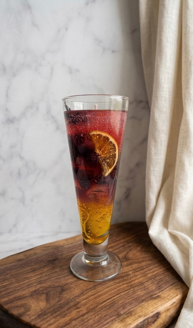 The Crimson Citrus Elixir Candle