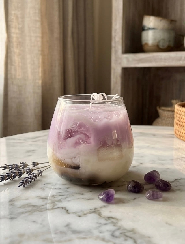 Lavender Amethyst Cloud Latte